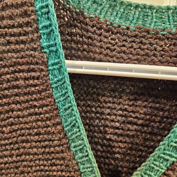 Vintage Mens tight weave woolen vest - Picture 8 of 16